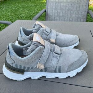 Sorel Gray Athletic Shoes with White Soles